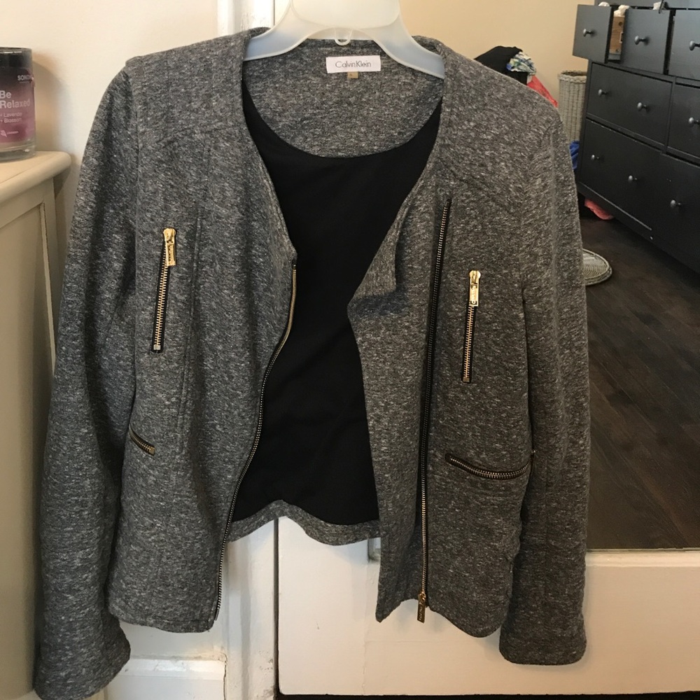Gray Calvin Klein Blazer